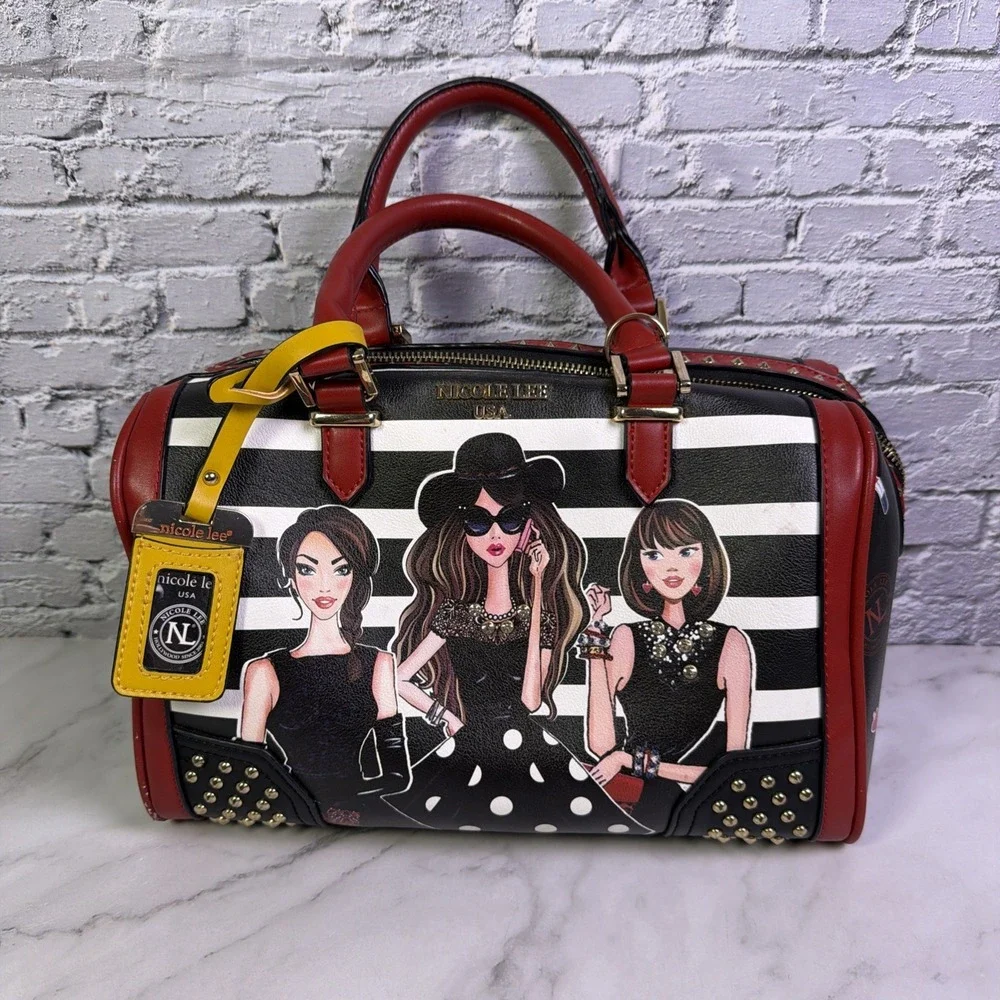 Nicole Lee USA - Eva Boston Bag Top Handle Satchel - Excellent ❤️